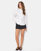 Chemise oversize avec épaulettes