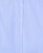 Chemise oversize rayée avec épaulettes