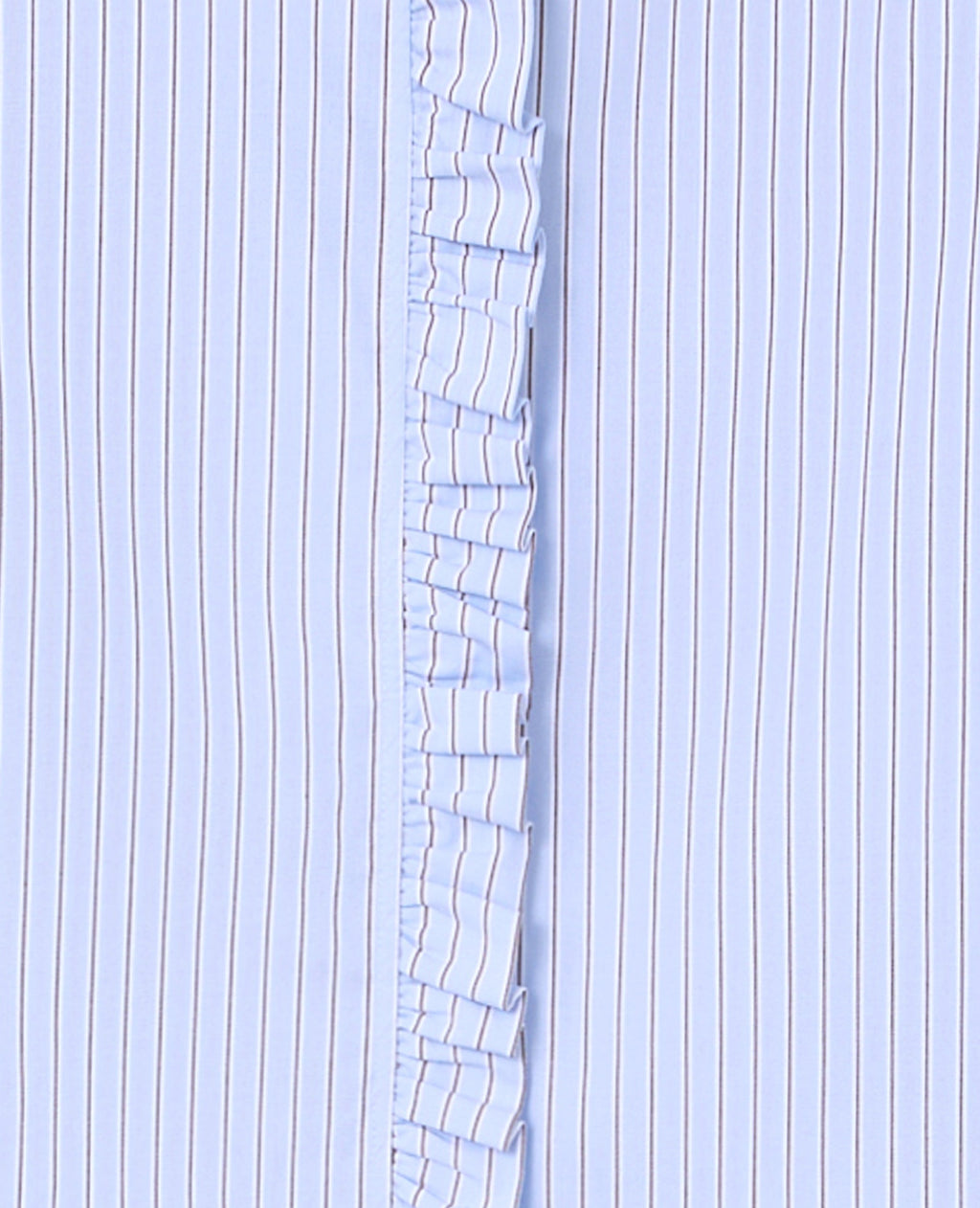 Chemise rayée avec volants
