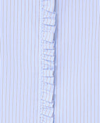 Chemise rayée avec volants
