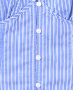 Chemise rayée façon corset