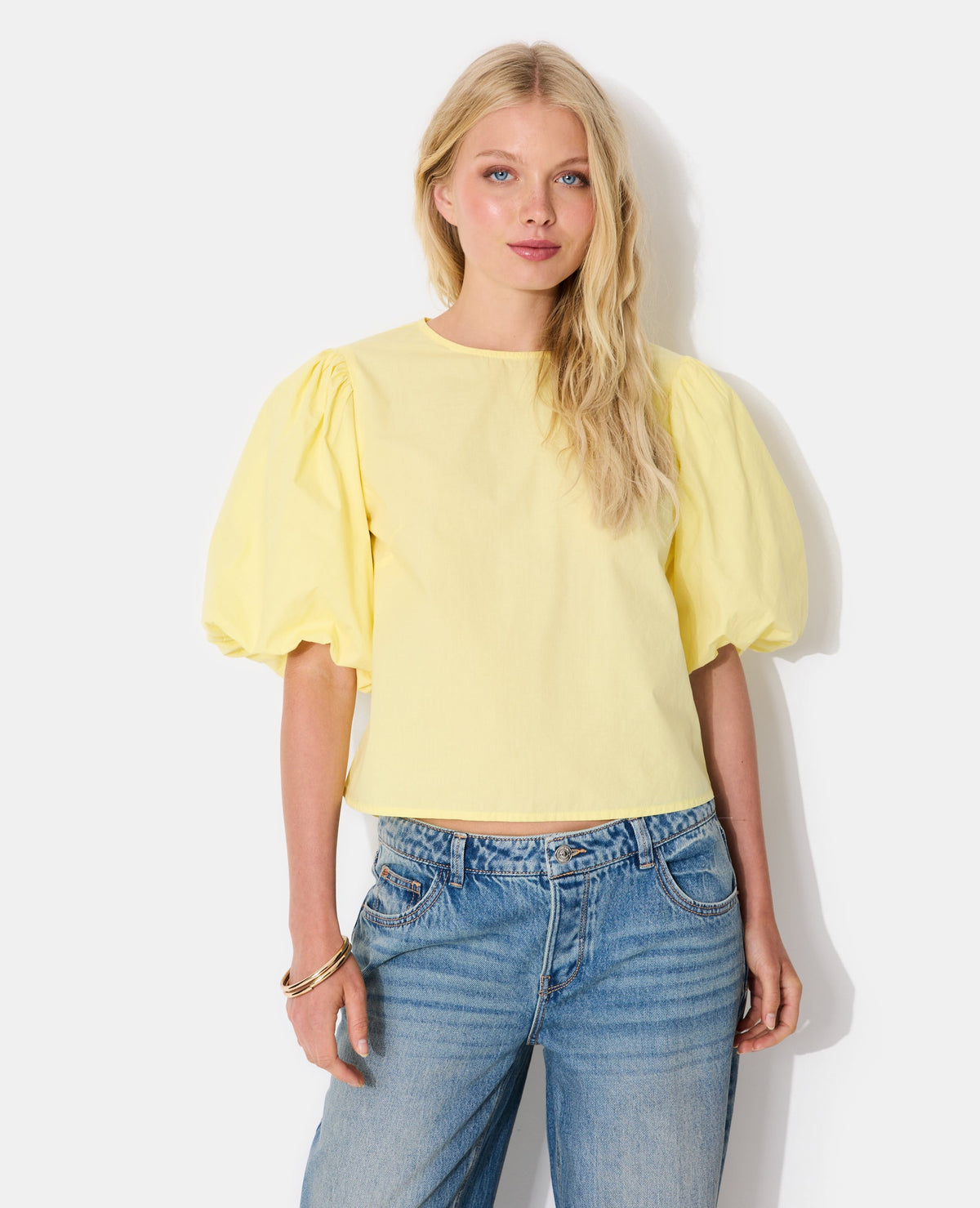 Blouse avec manches ballons