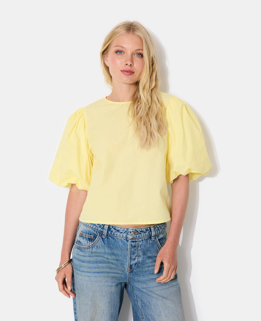 Blouse avec manches ballons