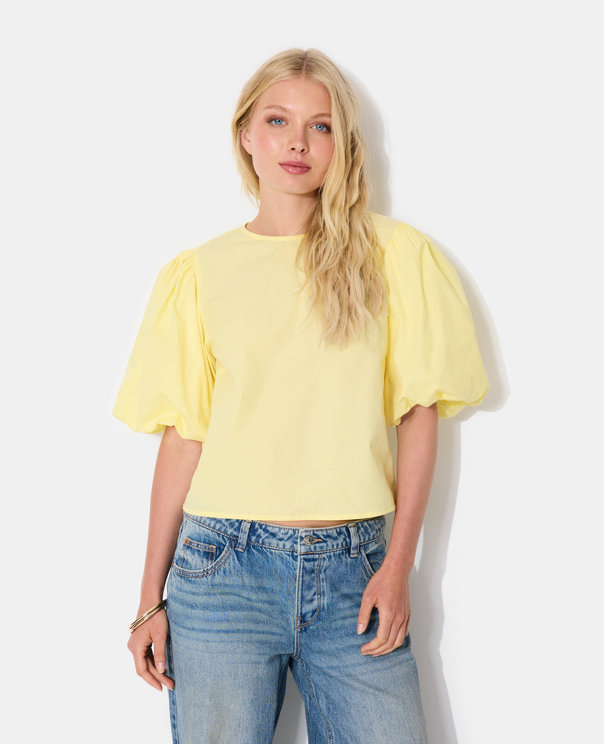 Blouse avec manches ballons
