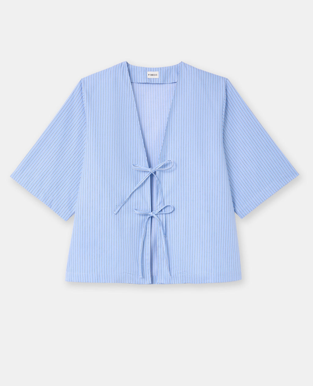 Haut de pyjama chemisette à rayures