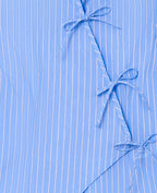 Chemisette effet portefeuille avec nouettes