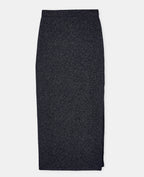 Jupe longue en maille avec fils lurex