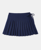 Jupe-short plissée effet portefeuille