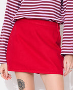 Jupe-short en toile jean