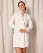 Robe blazer dos-nu