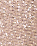 Robe longue en maille ajourée avec sequins