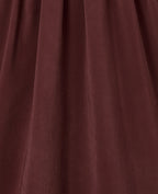 Robe courte avec taille élastiquée en tissu fluide