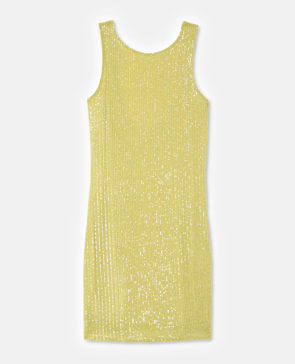Robe courte dos dégagé avec sequins
