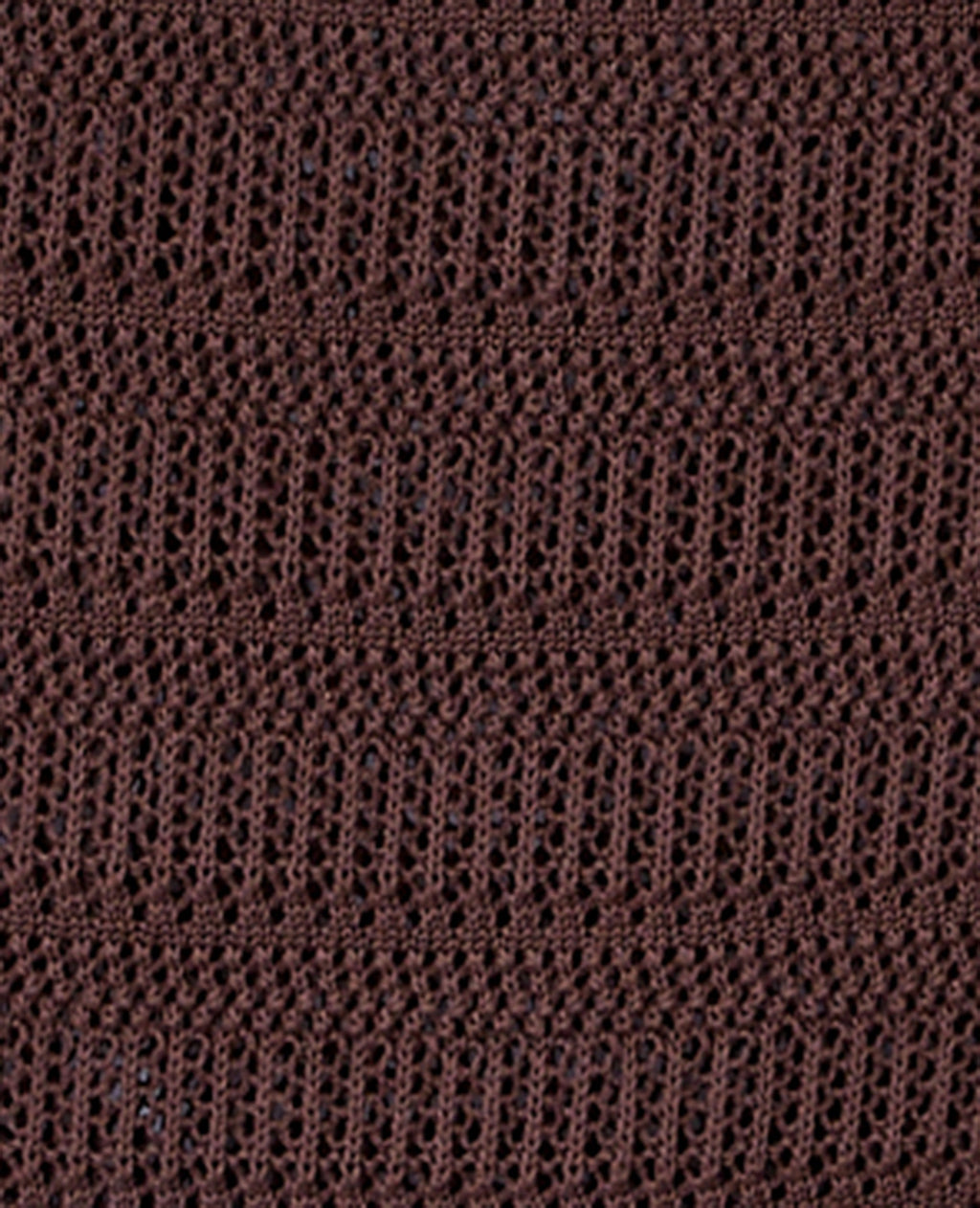 Robe longue dos-nu en maille ajourée