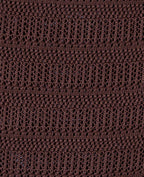 Robe longue dos-nu en maille ajourée