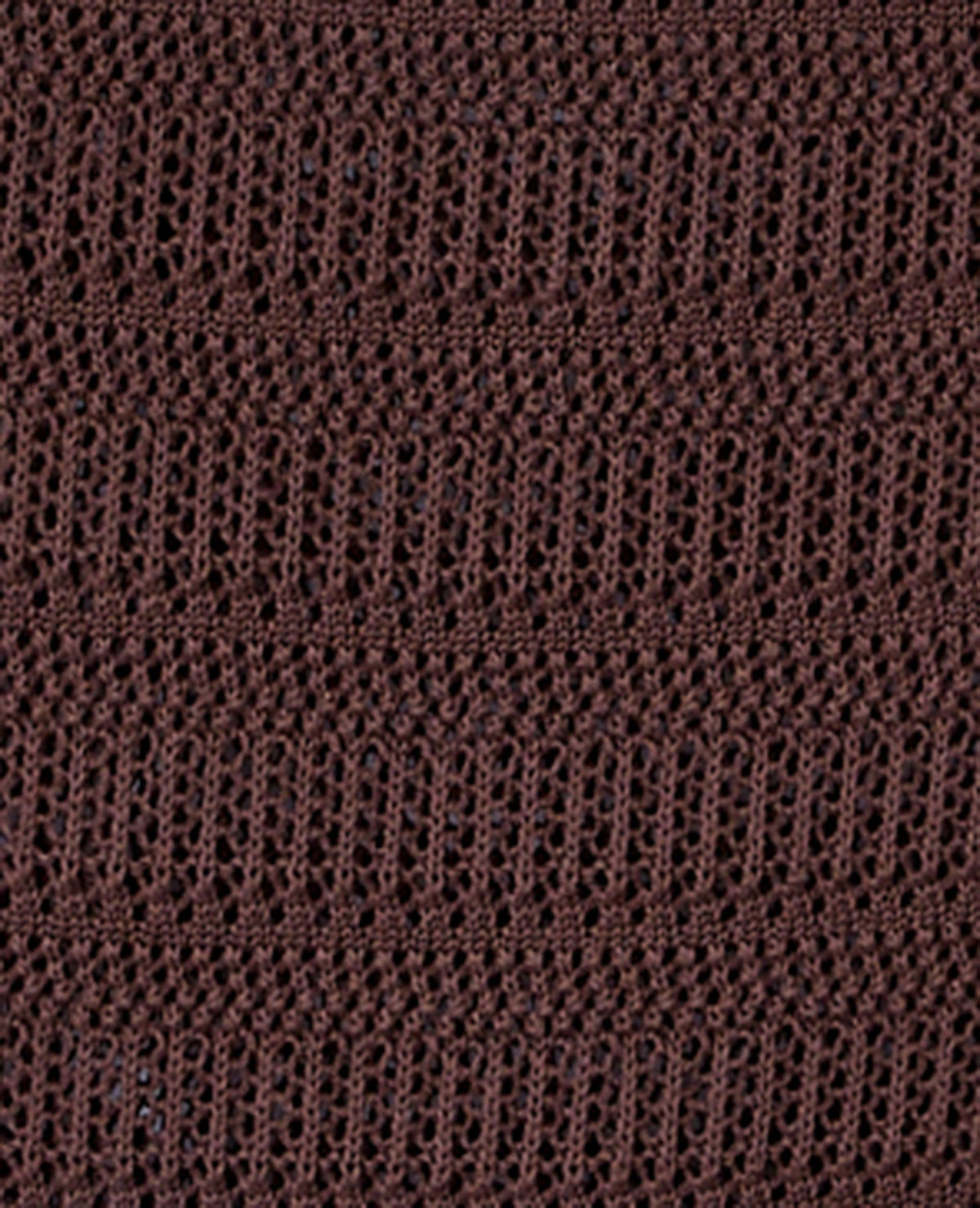 Robe longue dos-nu en maille ajourée
