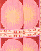 Robe longue dos-nu motif soleils