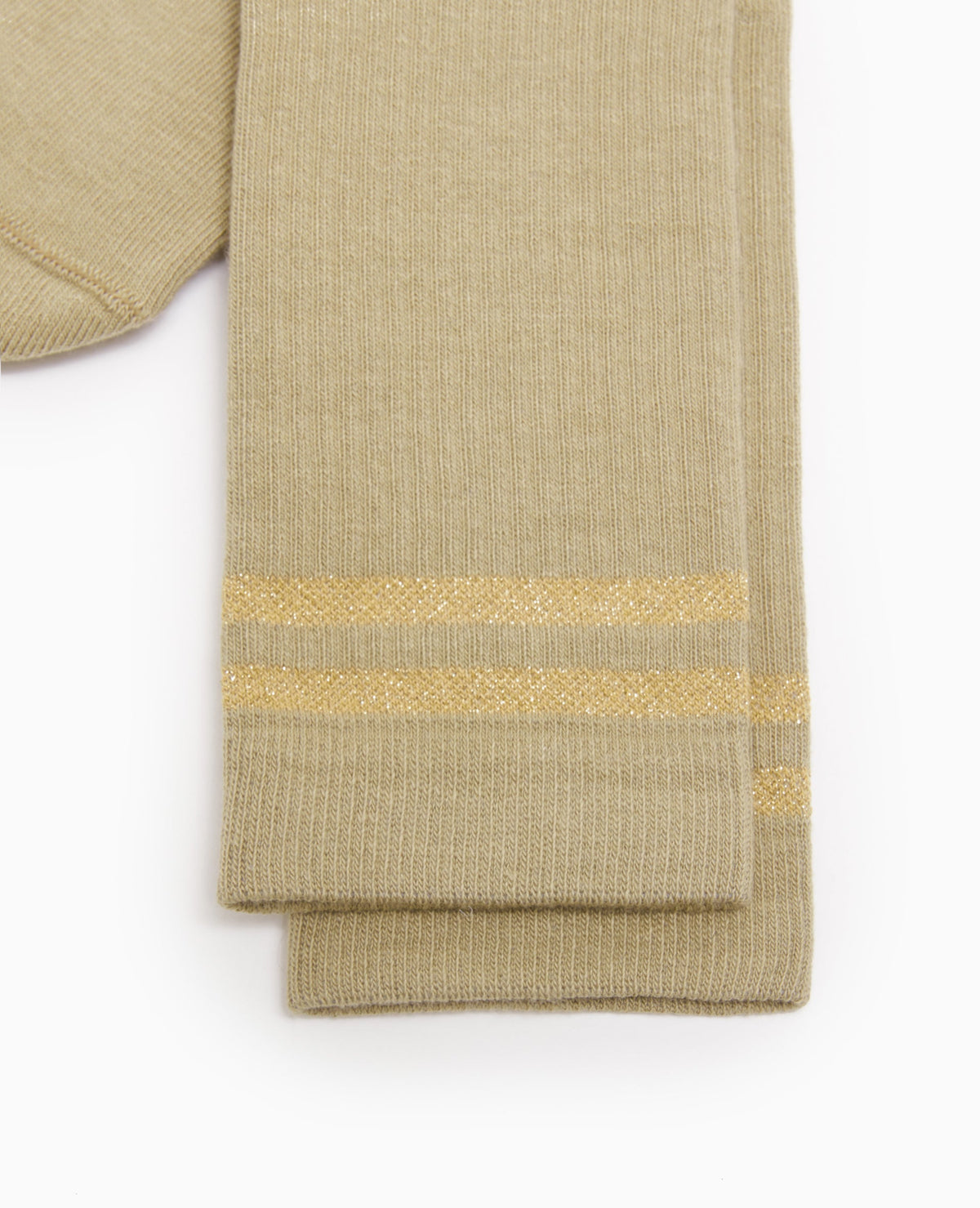 Paire de chaussettes avec bandes lurex