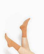 Chaussettes en maille fantaisie