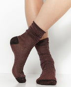 Chaussettes avec fils lurex