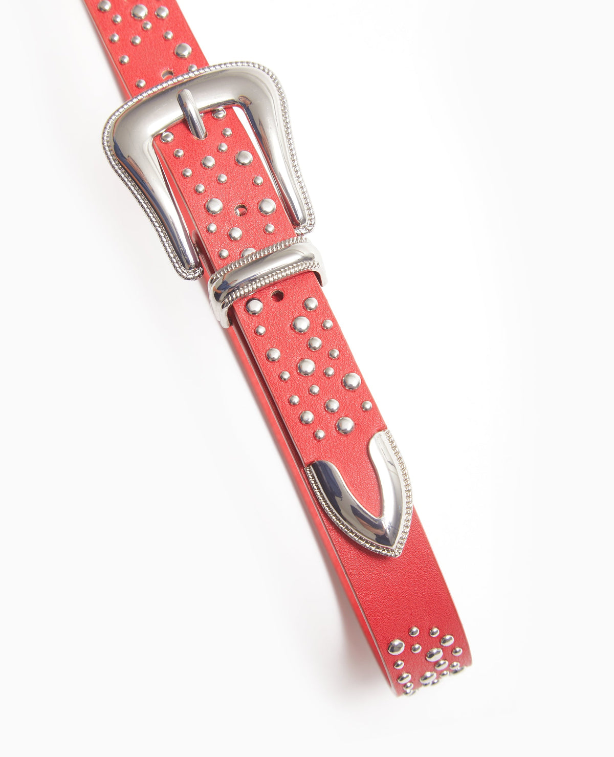 Ceinture avec boucle western et clous