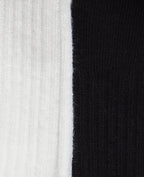Lot de 2 paires de chaussettes avec bords ondulés