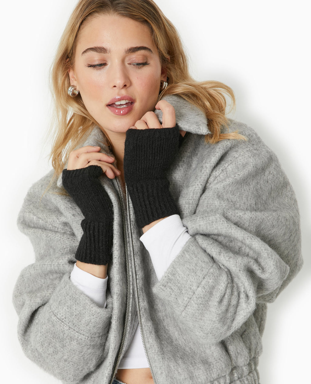 Mitaines en tricot