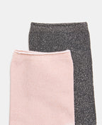 Lot de 2 paires de chaussettes avec lurex