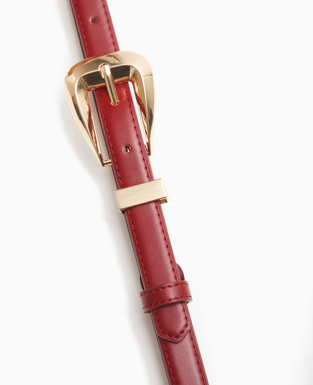Ceinture fine en simili cuir