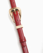 Ceinture fine en simili cuir