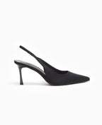 Escarpins bout pointu talon ouvert