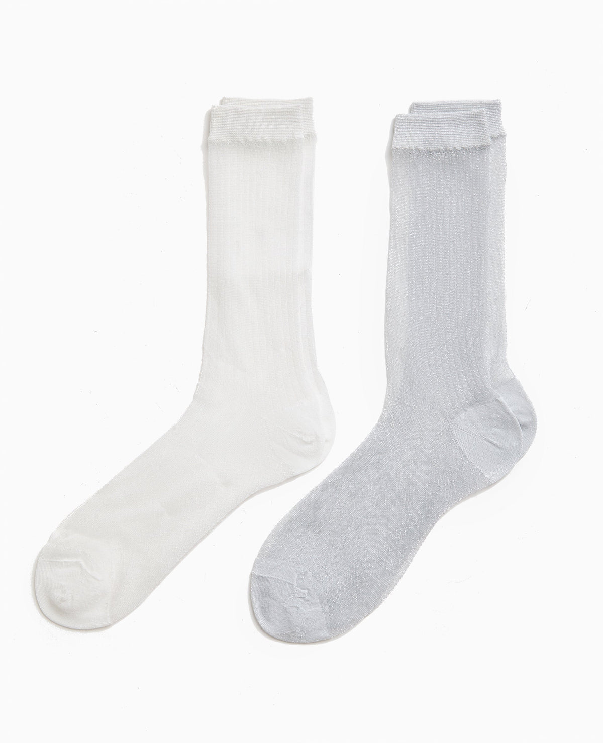 Lot de 2 paires de chaussettes avec lurex