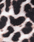 Déco de sac nœud léopard et cœur