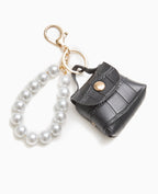 Déco de sac avec perles et mini-sac