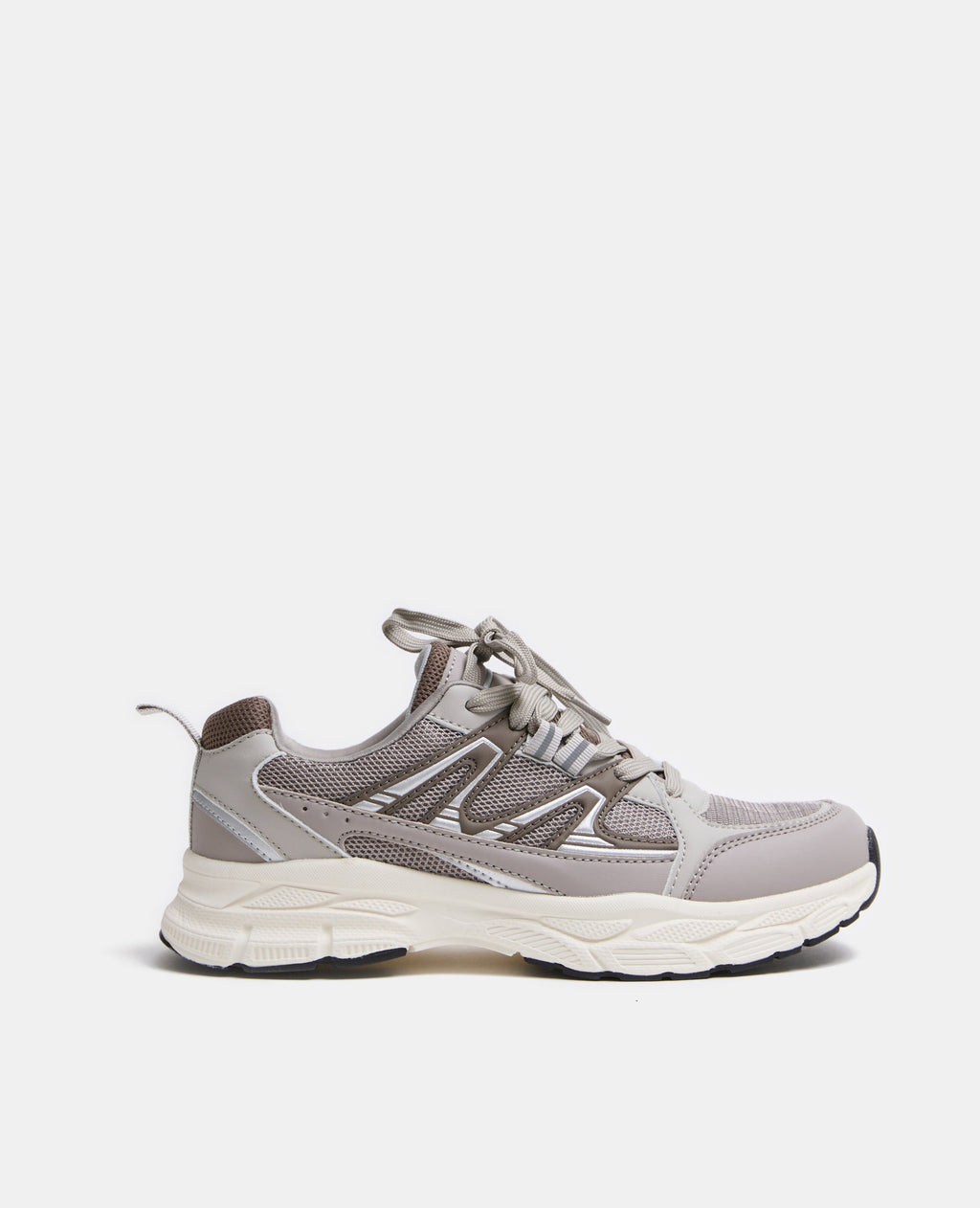 Baskets running avec grosses semelles