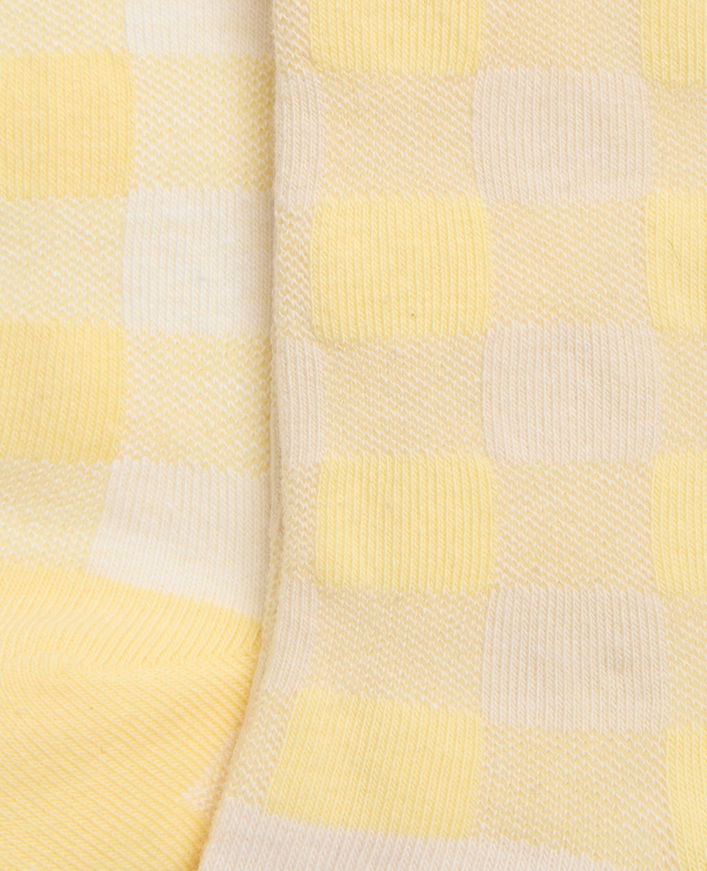 Lot de 2 paires de chaussettes à carreaux bords ondulés