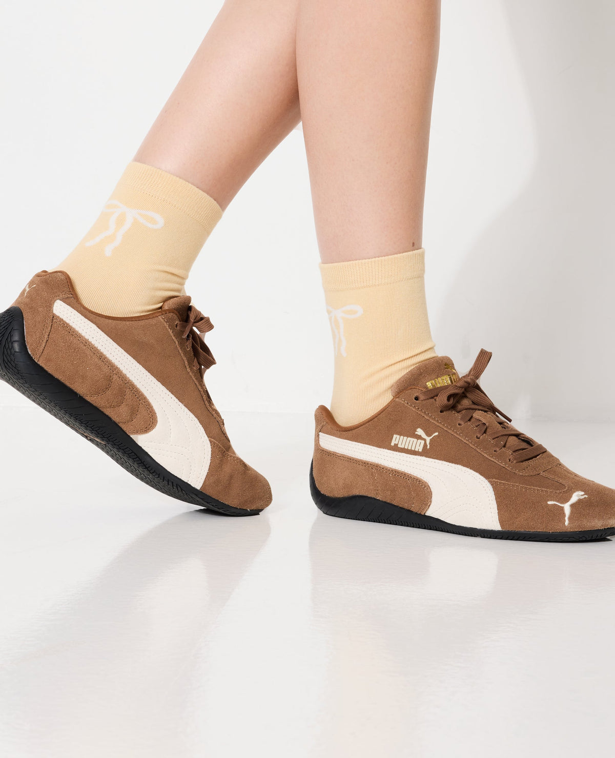 Lot de 2 paires de chaussettes avec nœud
