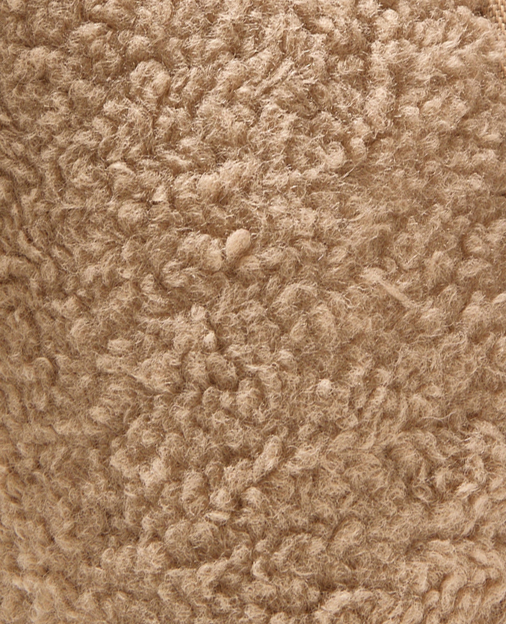 Boots courtes en sherpa avec semelles crantées