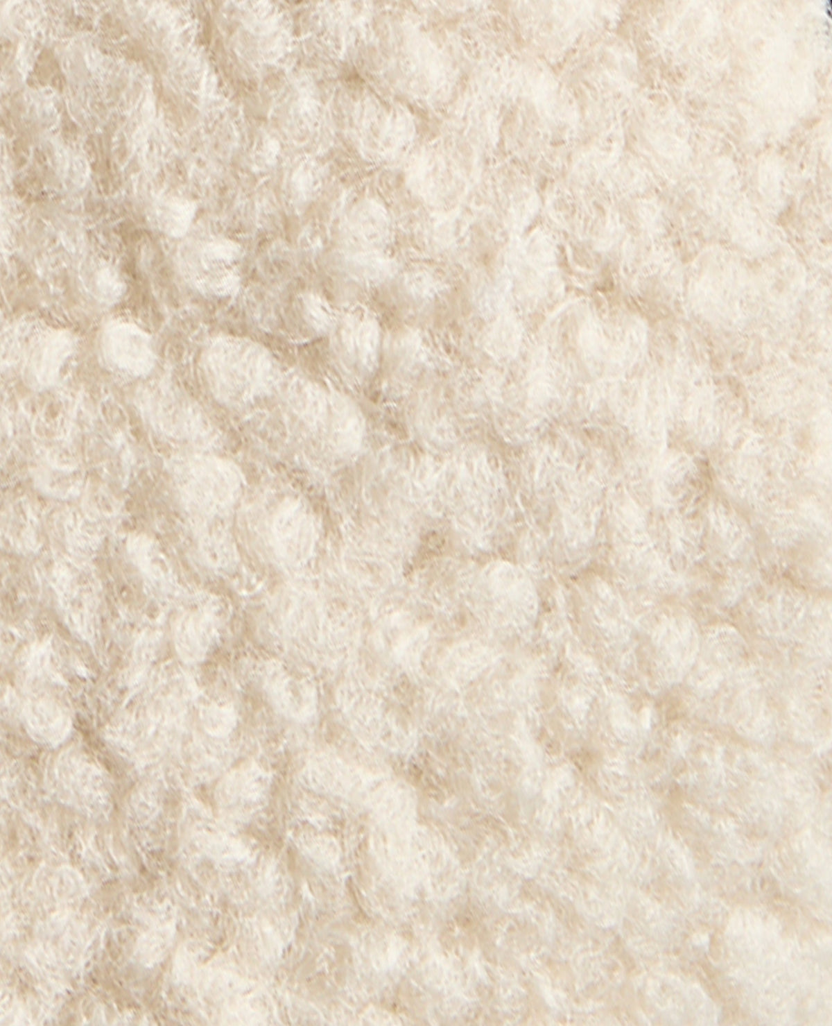 Mules en sherpa avec semelles compensées