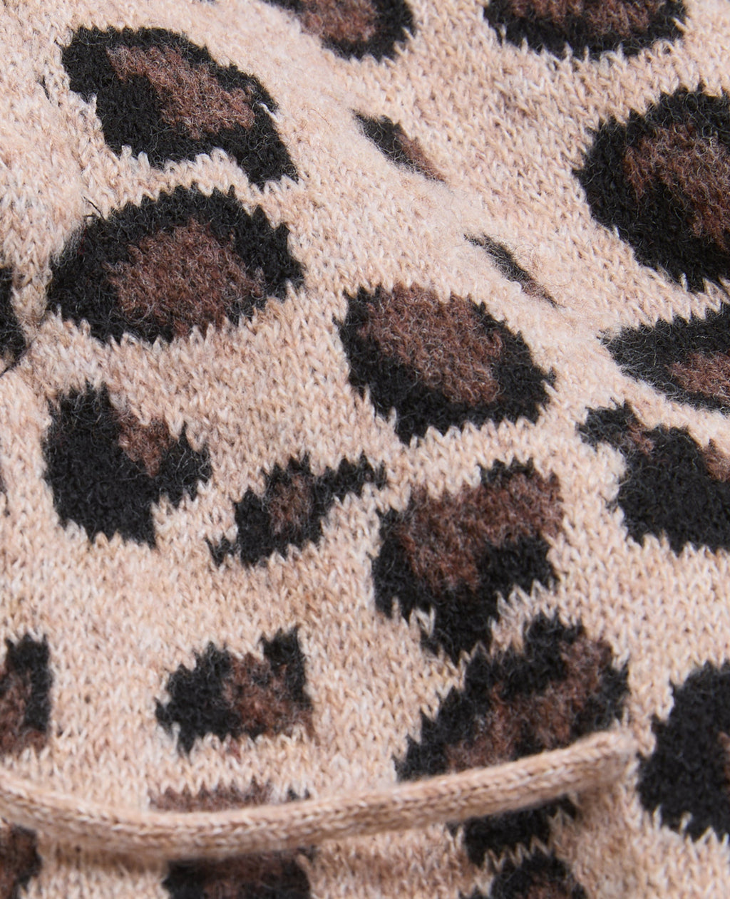 Cagoule motif léopard