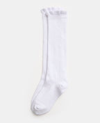 Chaussettes hautes en maille fantaisie