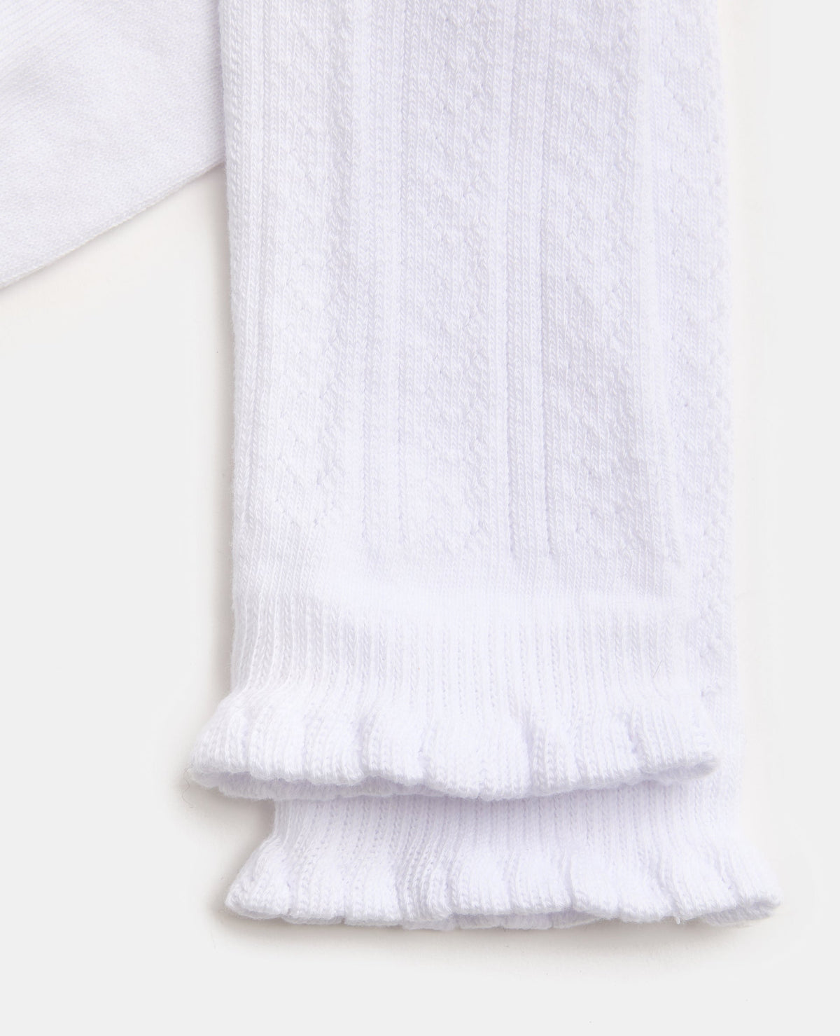 Chaussettes hautes en maille fantaisie