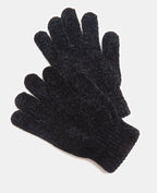 Paire de gants en maille chenille