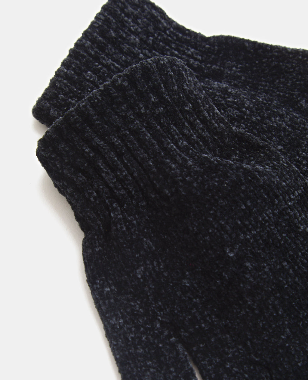 Paire de gants en maille chenille