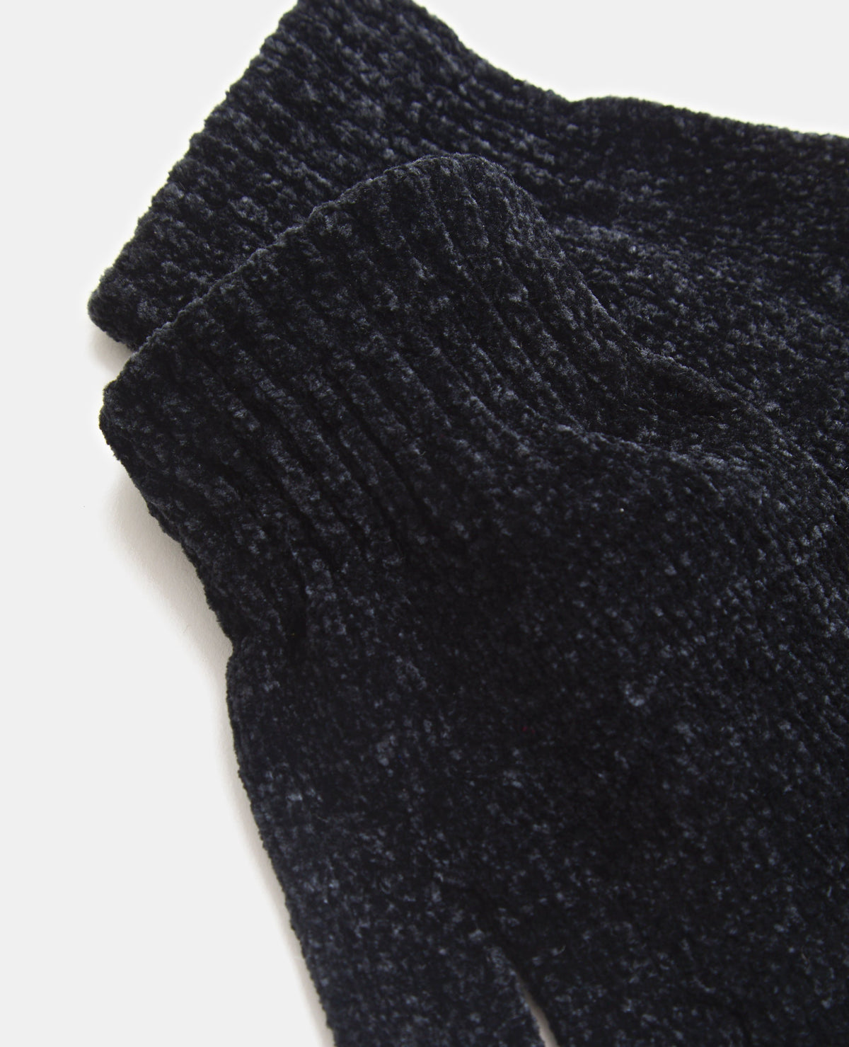 Paire de gants en maille chenille
