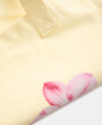 Tote bag en toile avec fleur orchidée