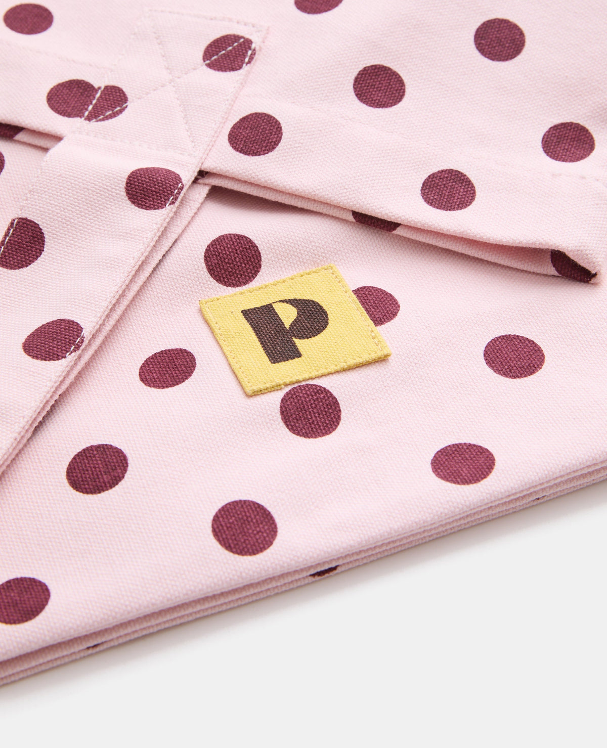 Tote bag en toile motif pois