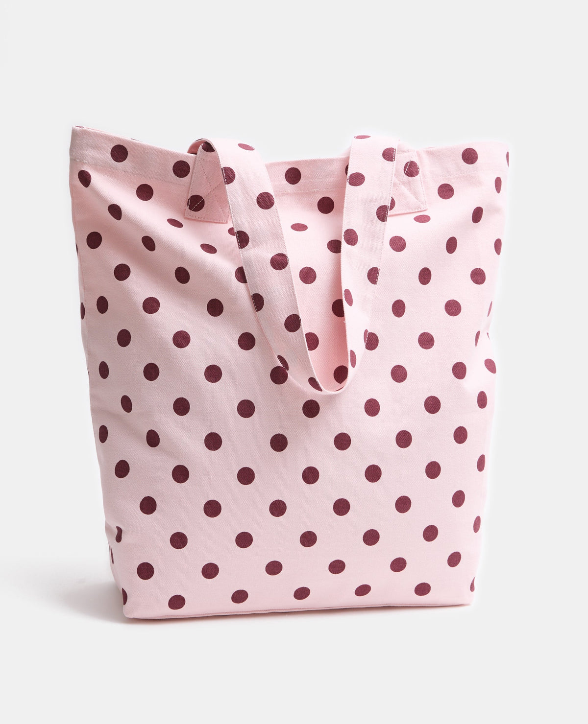 Tote bag en toile motif pois