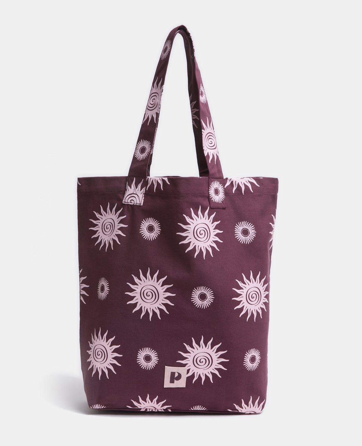 Tote bag en toile avec soleil