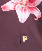 Tote bag en toile avec fleur lys